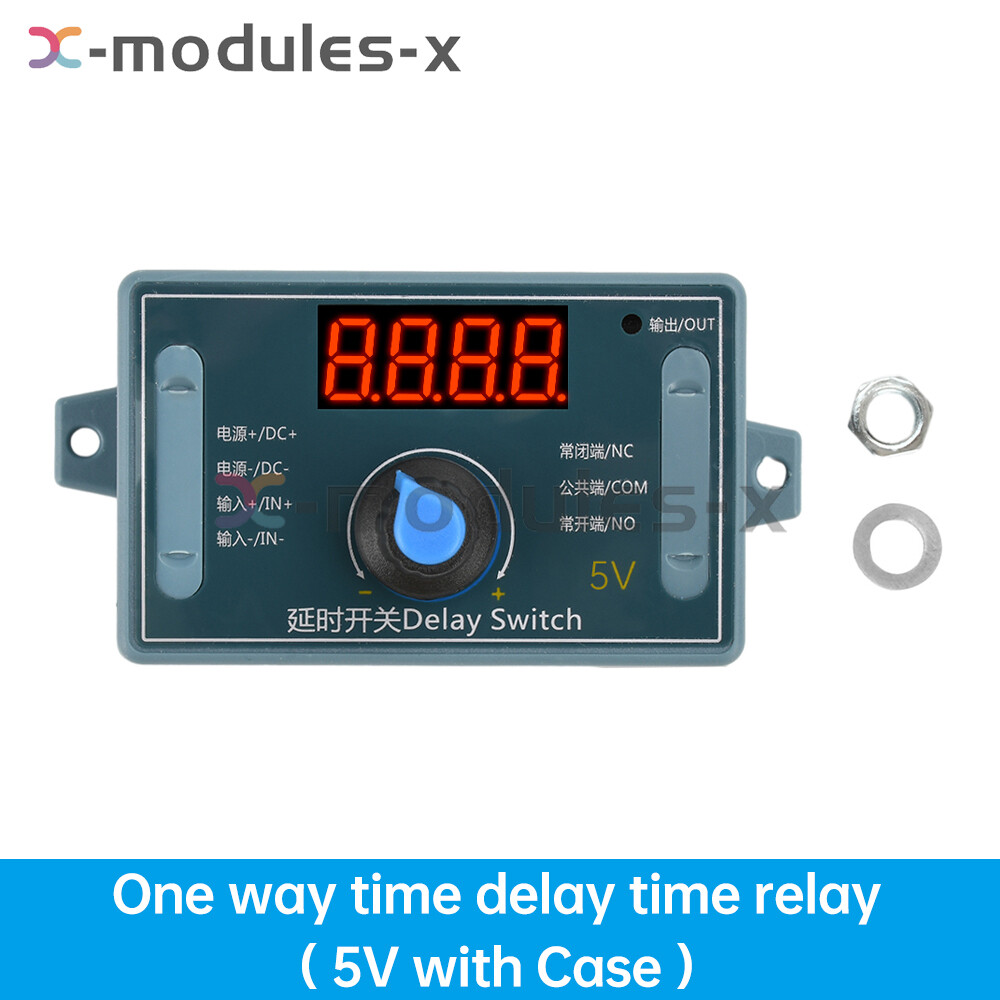 DC5/12/24V Multi-function Time Delay Relay Control Module Digital Timer Switch