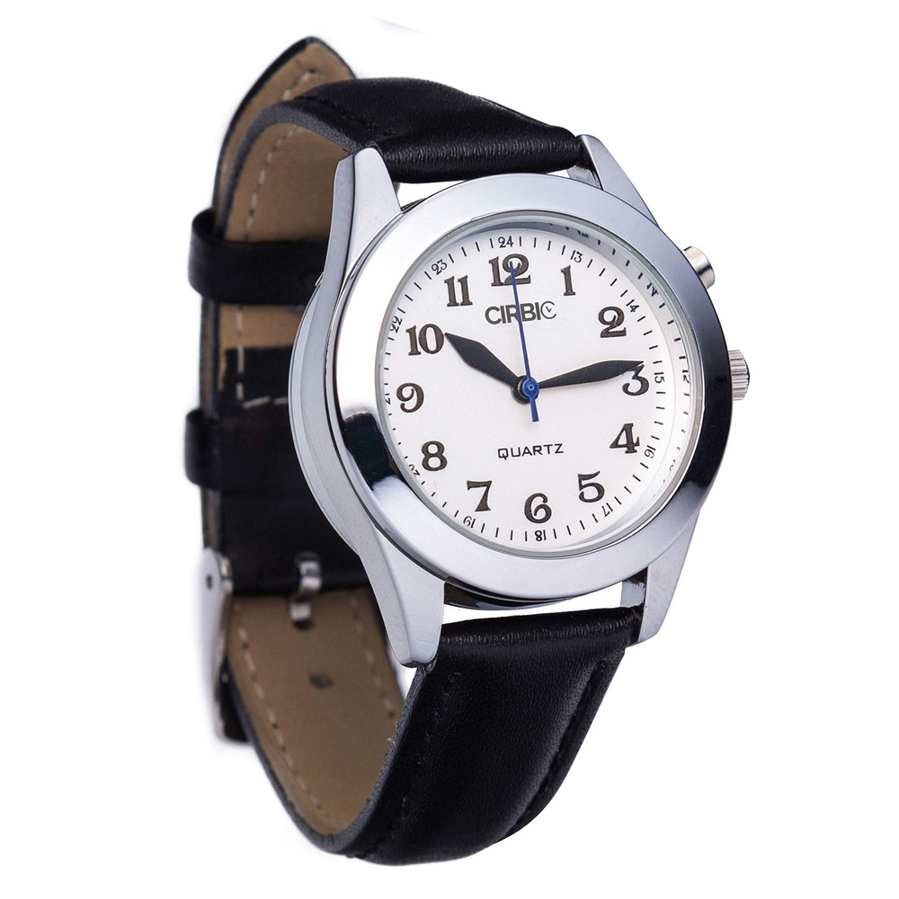 Large Talking watch for visually impaired, blind Black