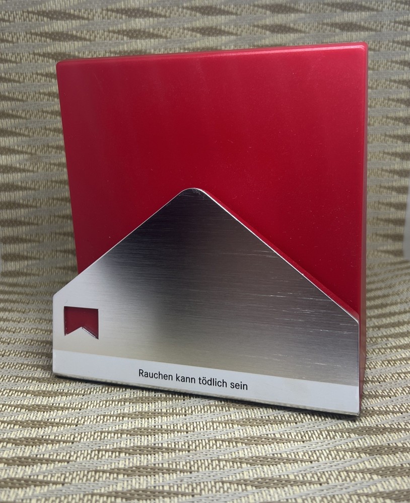 Marlboro Red Acrylic Tabletop Stand in decor