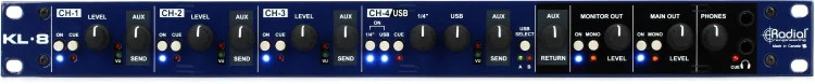 Radial KL-8 Rackmount Keyboard Mixer