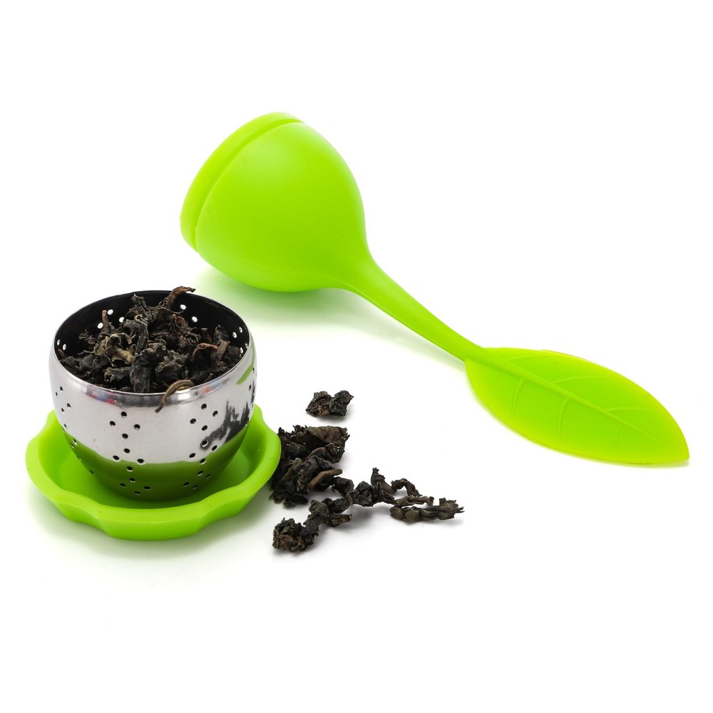 7 Pack Silicone Tea Infuser, Cute Loose Leaf Tea Steeper, Fine Mesh Tea Strai...