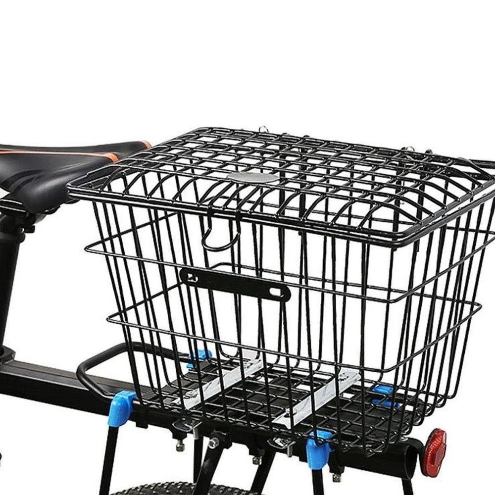 Bicycle Front Rear Basket Bin Universal Mount Reinforced Easily Install