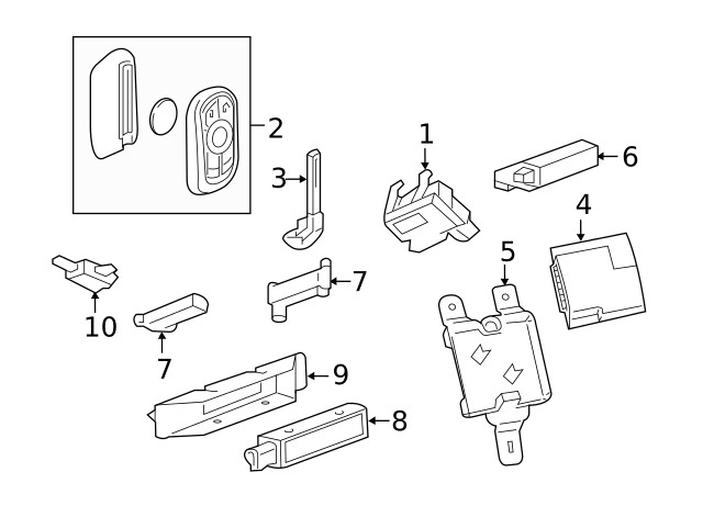 Genuine GM Antenna 13580790