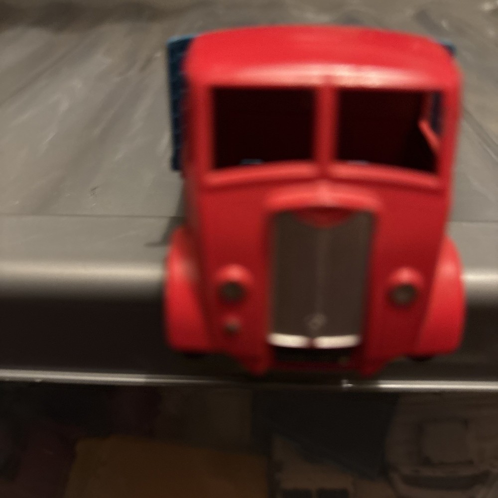 DINKY GUY FLATBED 1950s.red & light blue .