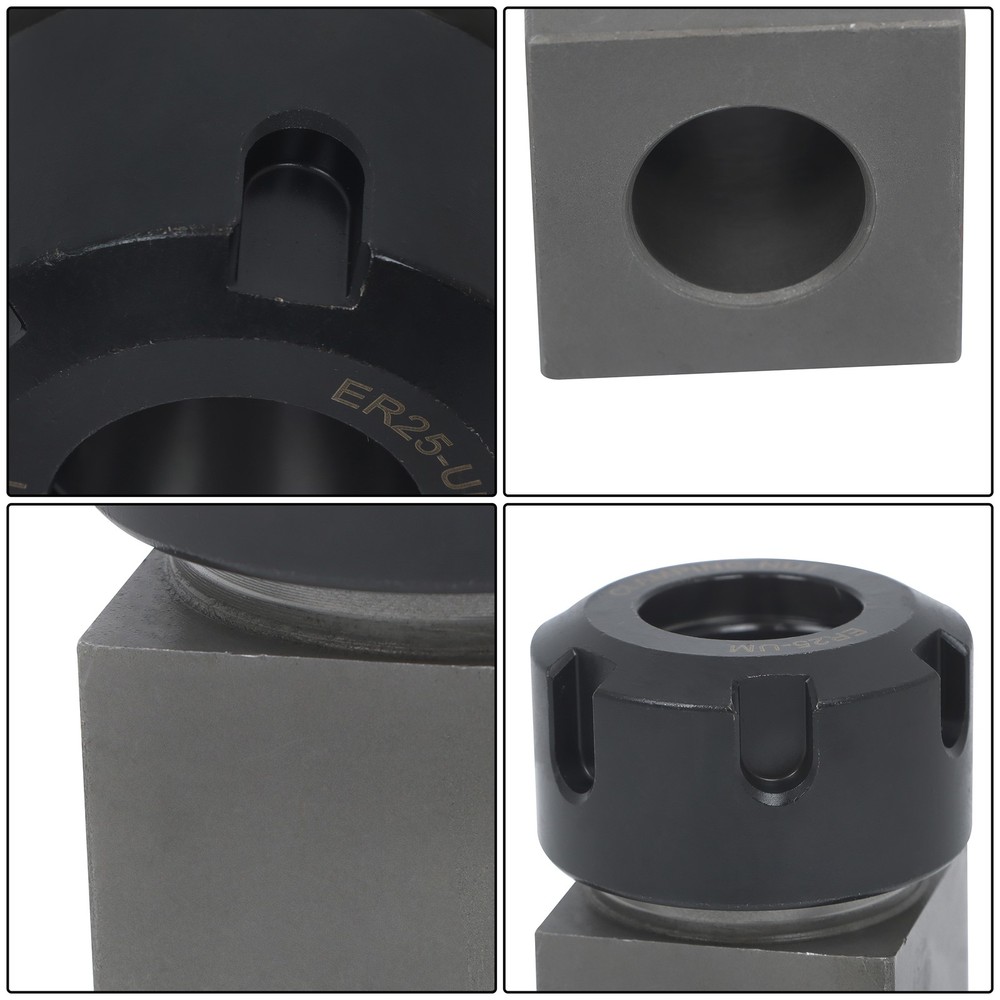 Fit for Precision Machining Work Square Collet Block Holder ER25