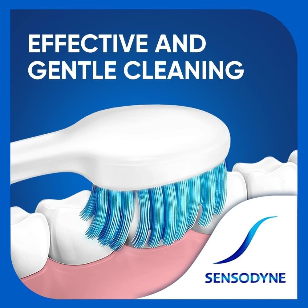Sensitive Toothbrush Soft Sensitive Teeth, 3 Count (Pack of 2)