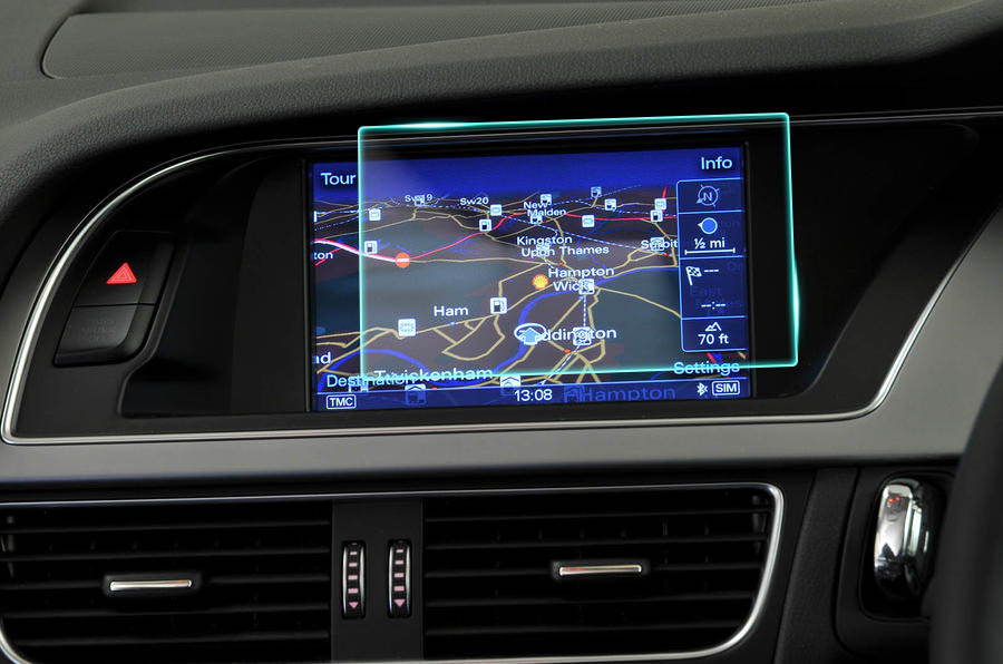 Crystal Clear Screen Protector for 2012 Audi A5 Vehicle Navigation