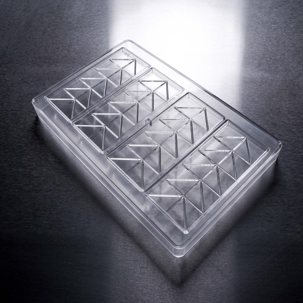 Bold Maker 46mL 20pc Chocolate Bar Mold - Polycarbonate - 4 Bars - 22871