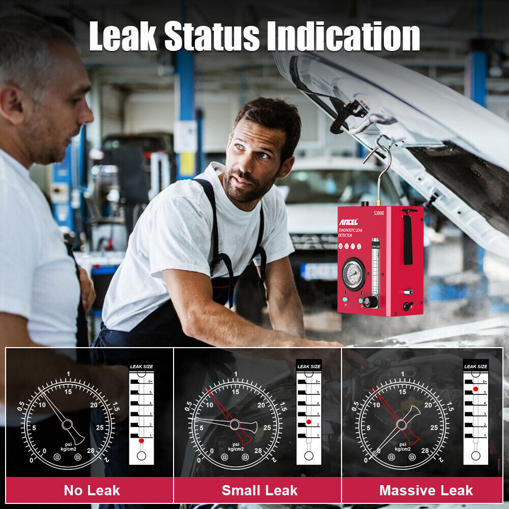 ANCEL S3000 EVAP Smoke Machine Leak Detector Diagnostic Tool for Auto System
