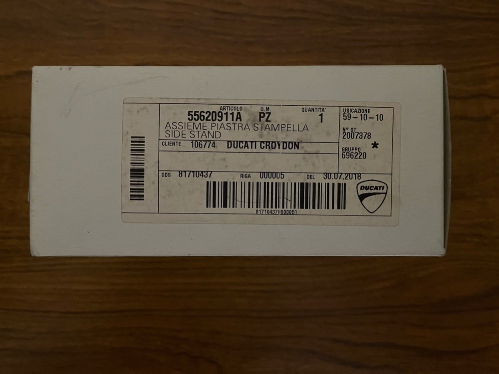 Genuine Ducati Side Stand 55620911A - Scrambler