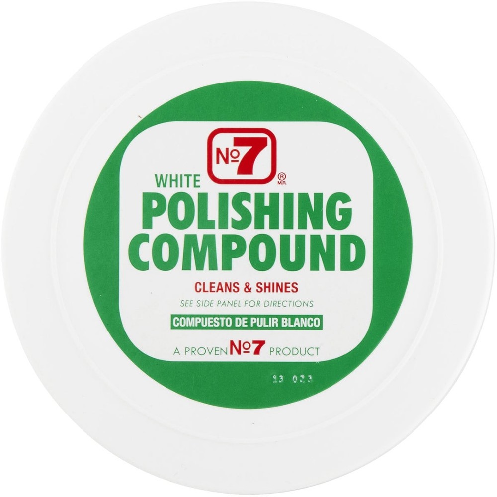 NO. 7, 10 Oz. Paste White Polishing Compound 07610