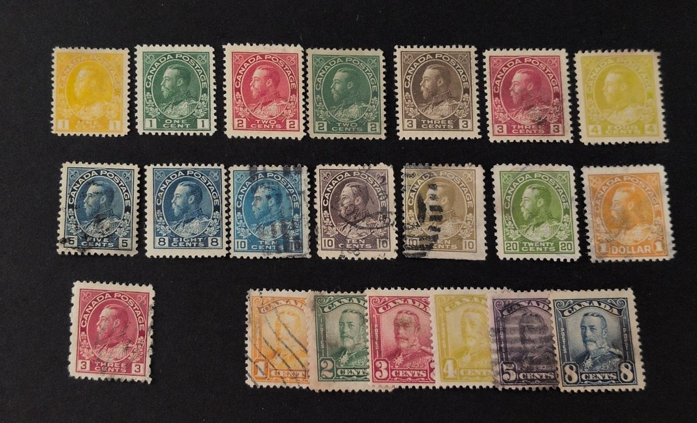 Canada,  King George V, MG + used, Lot