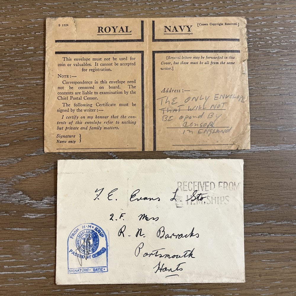 Royal Navy Honor Envelopes
