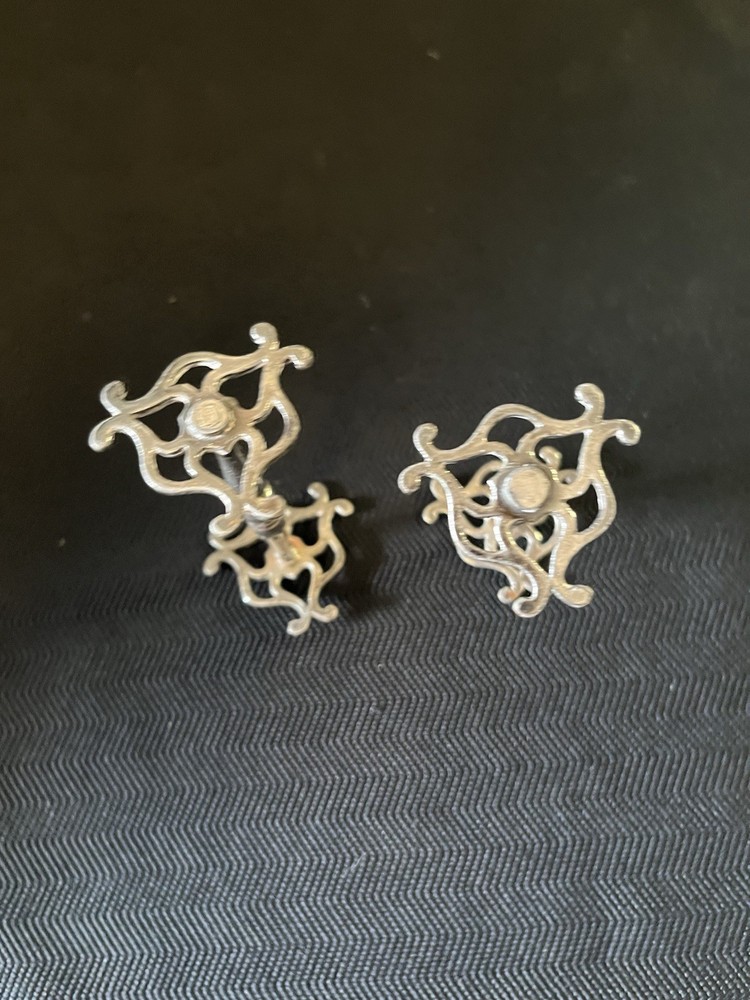 Pair Of Victorian Silver Plate Knife Rests.