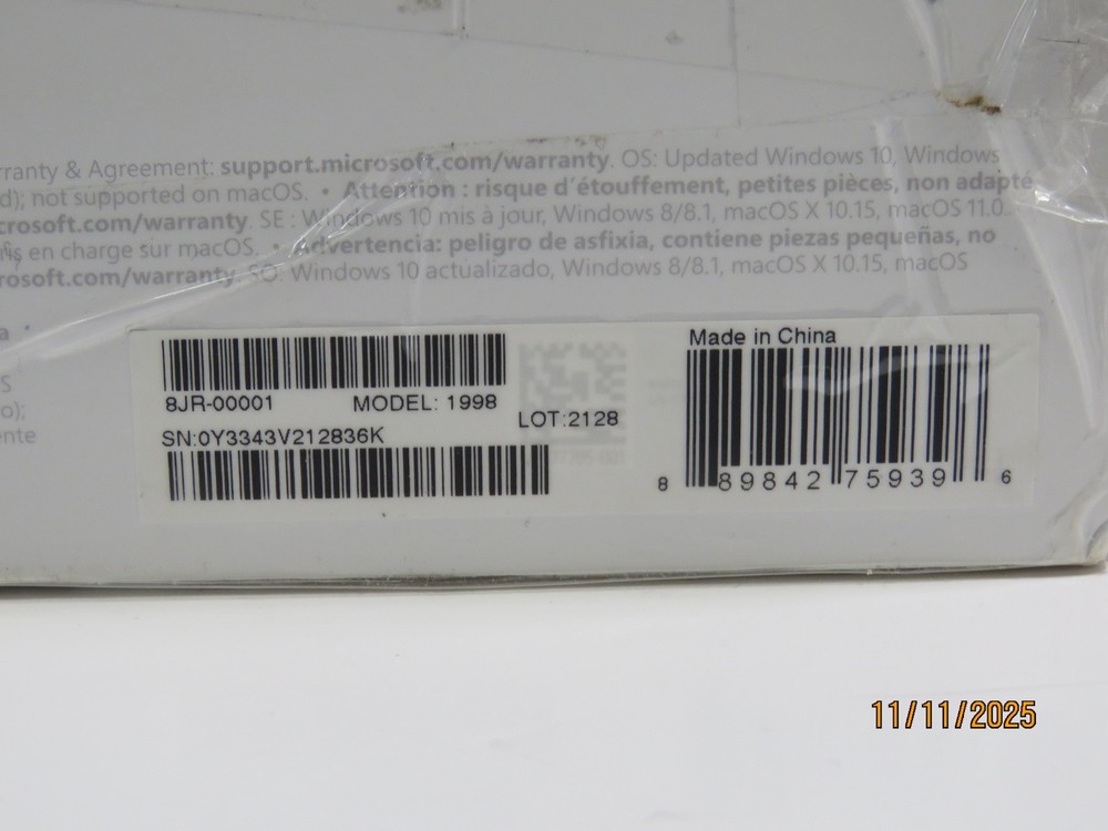 Microsoft Modern Wireless Headset Black [DP258]