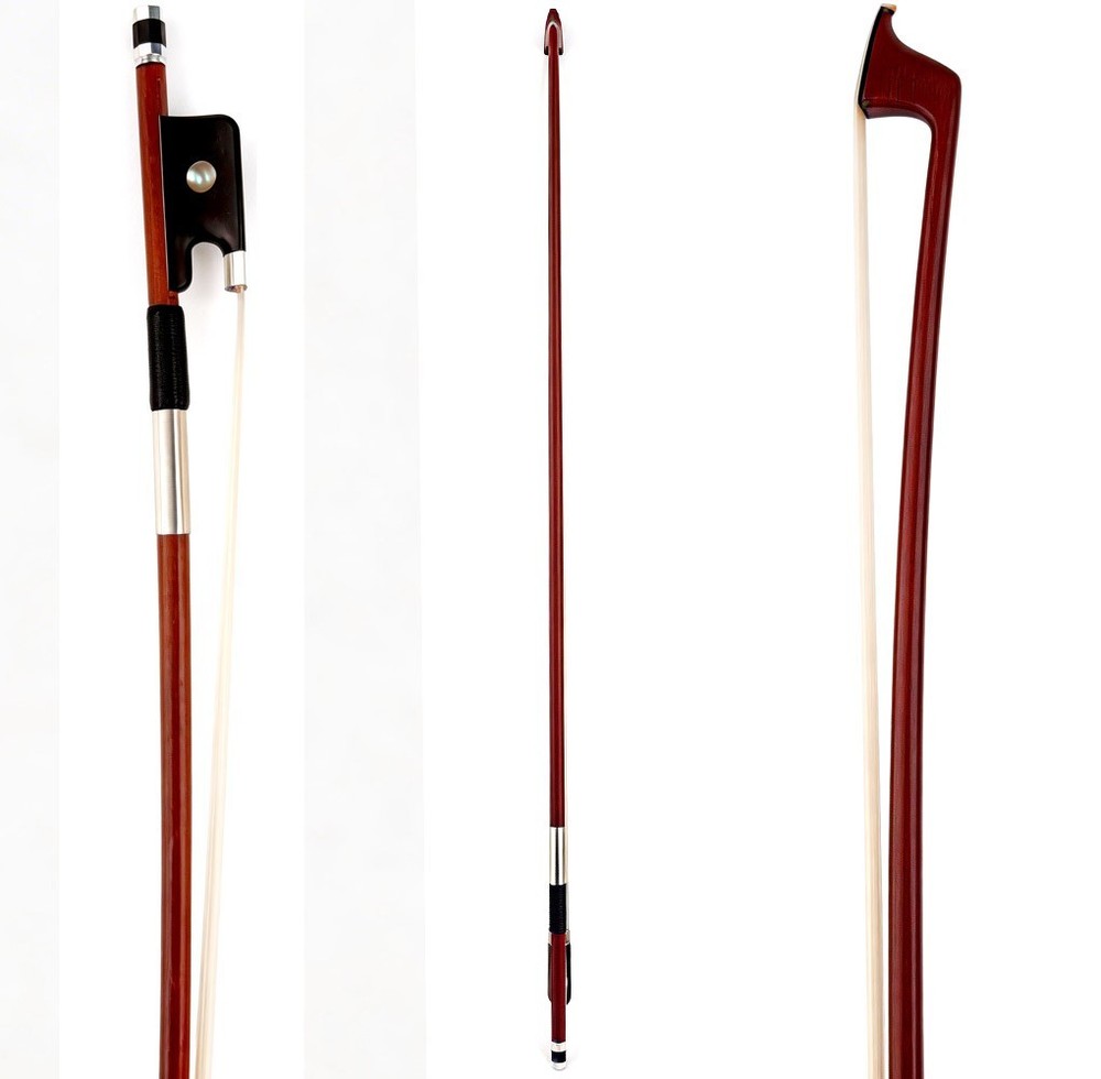 Joseph Martin Style Master Pernambuco Cello Bow 4/4 Ebony Single eye Frog Silver