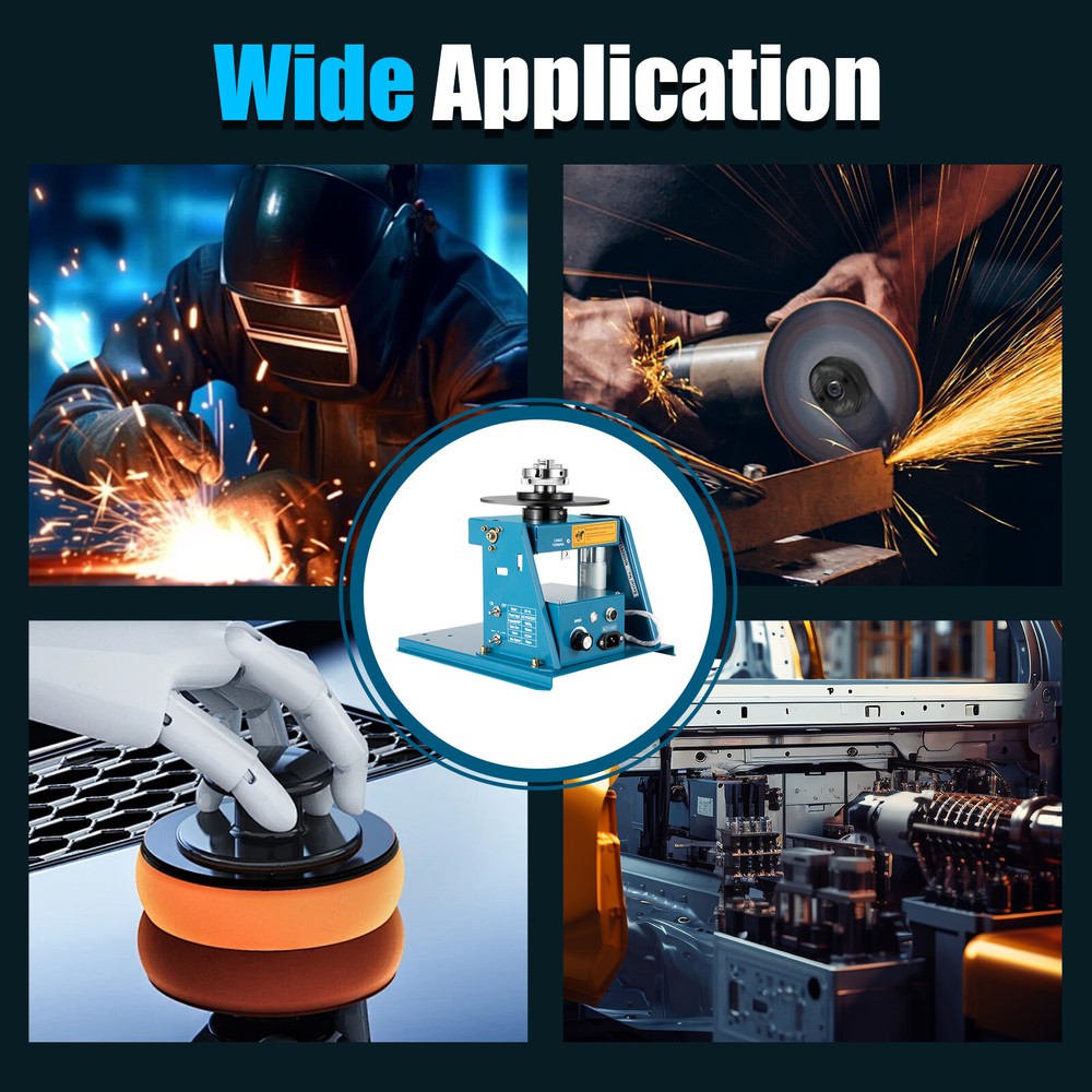 Rotary Welding Positioner With Adjustable Speed and Tiltable Table