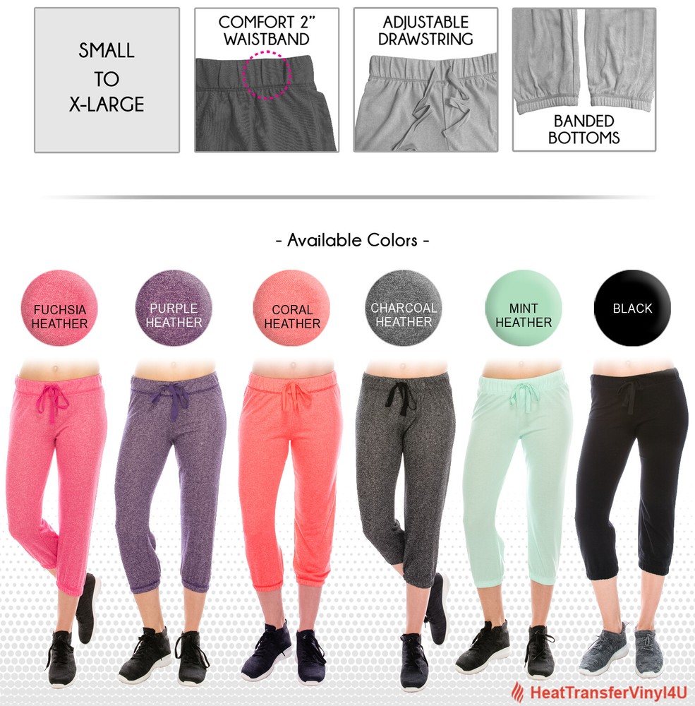 Women's Capri Jogger Pants *multiple size options