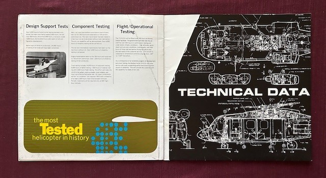Boeing Vertol YUH-61A Brochure 1974