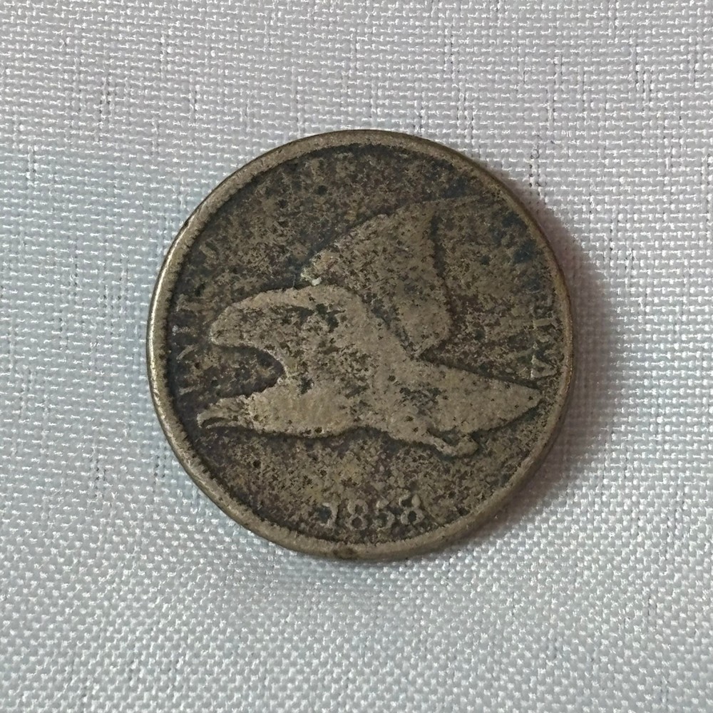 1858 Flying Eagle Cent Large Letters