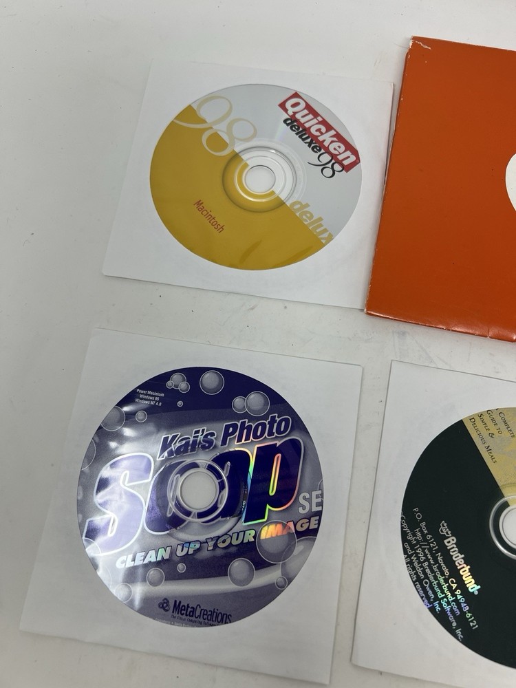 1999 Apple Macintosh iMac Software Install, Restore & Discs Bundle OS