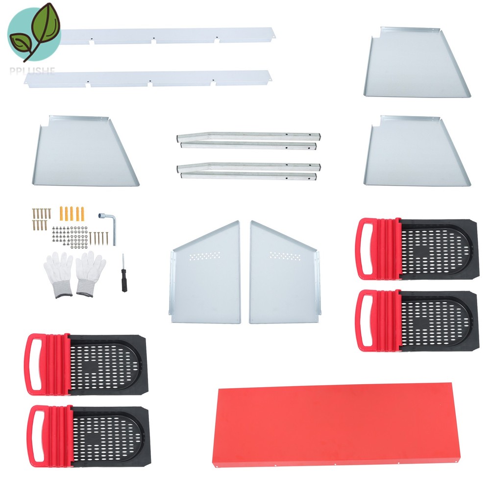 Better Environment 4 Hole Chicken Nesting Boxes Chicken Egg Laying Box W/ Perch