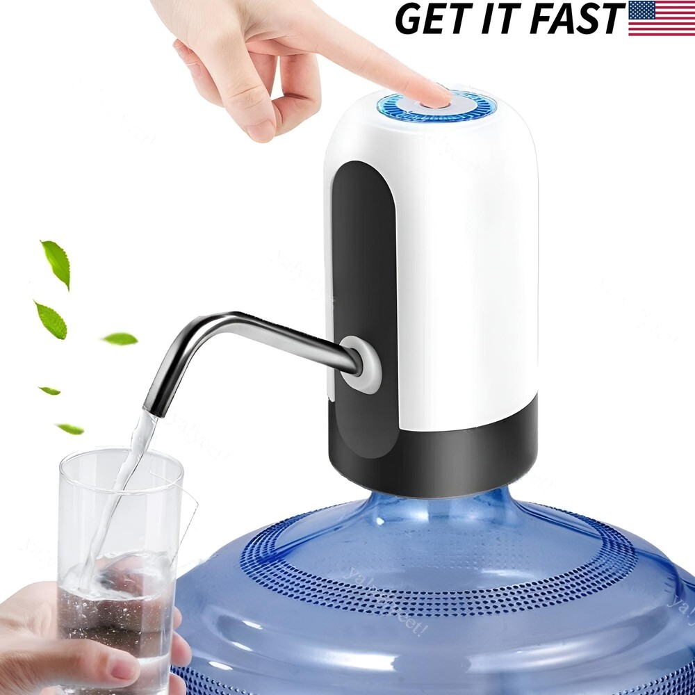 New Automatic Universal Electric Water Dispenser Pump 5 Gallon USB Bottle Switch