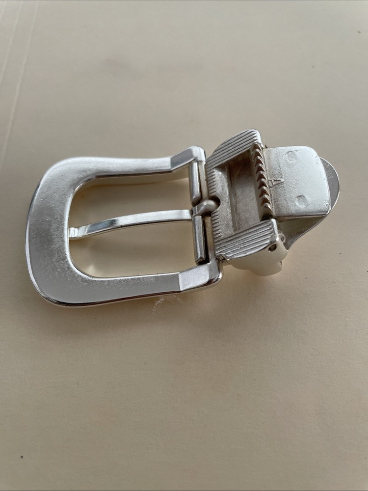 Silver Belt Buckle Rounded