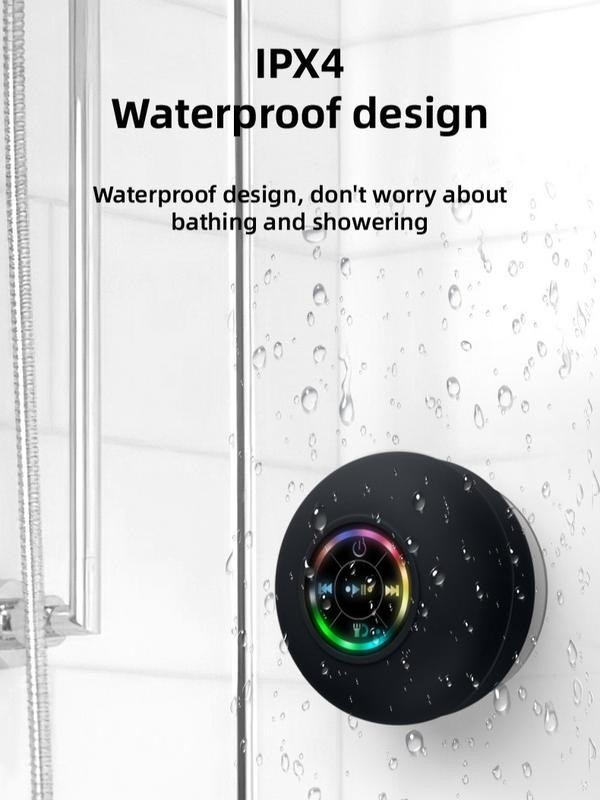 Mini Waterproof Bluetooth 5.0 Speaker Wireless Shower Speaker