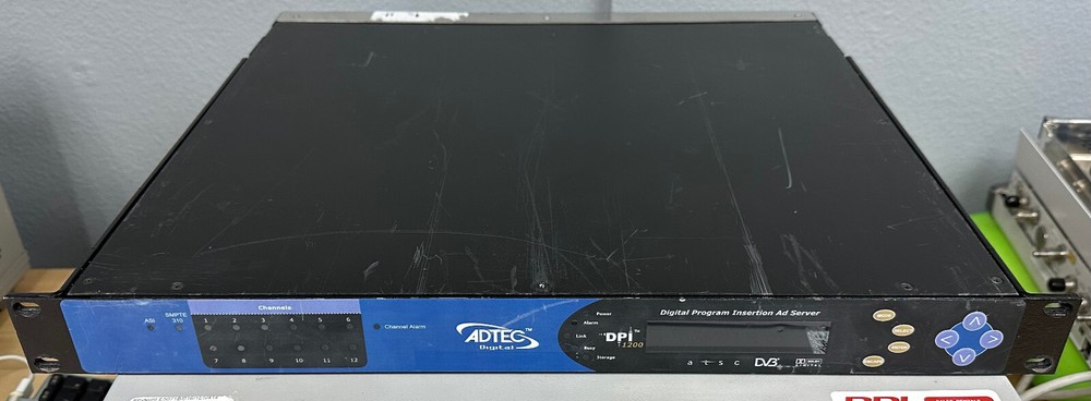 Adtec DPI-1200, 12 Channel DPI Ad Server, AC Power