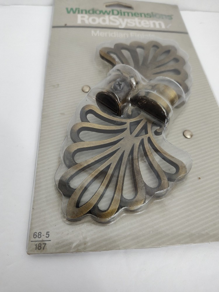 New Window Dimensions Bronze - Brass Meridian Finials End Caps