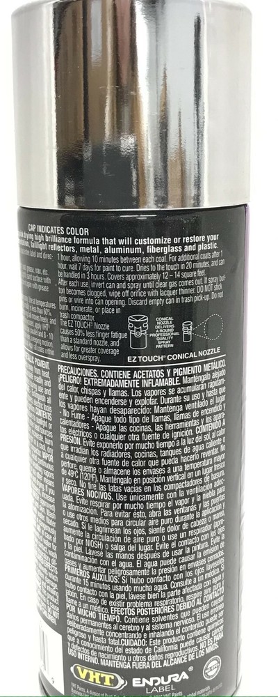 VHT SP5251-3 PACK CHROME Plus Plate Finish Specialty Coating Epoxy - 11 oz