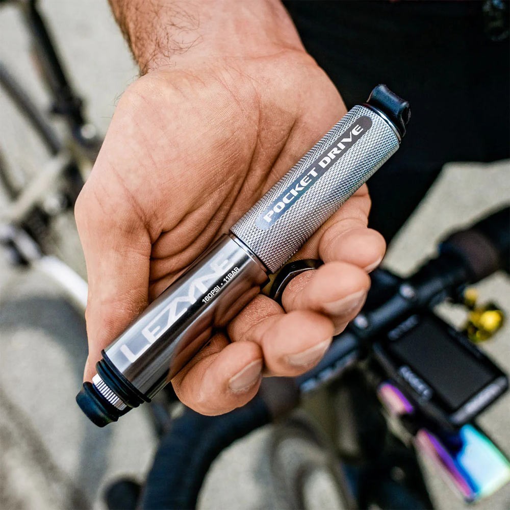 Lezyne Pocket Drive Pump Lite Gray