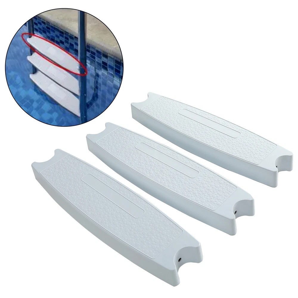 3 Swimming Pool Molded Plastic Replacement Ladder Rung Steps