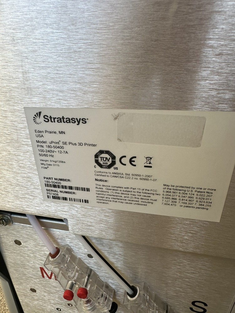 Stratasys uPrint SE Plus 3D Printer.