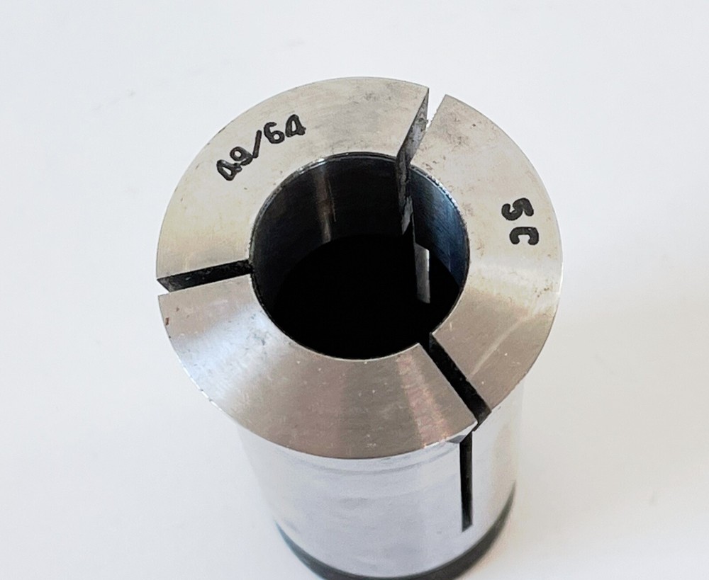 49/64" 5C Round Collet External & Internal Threads 0.7656"