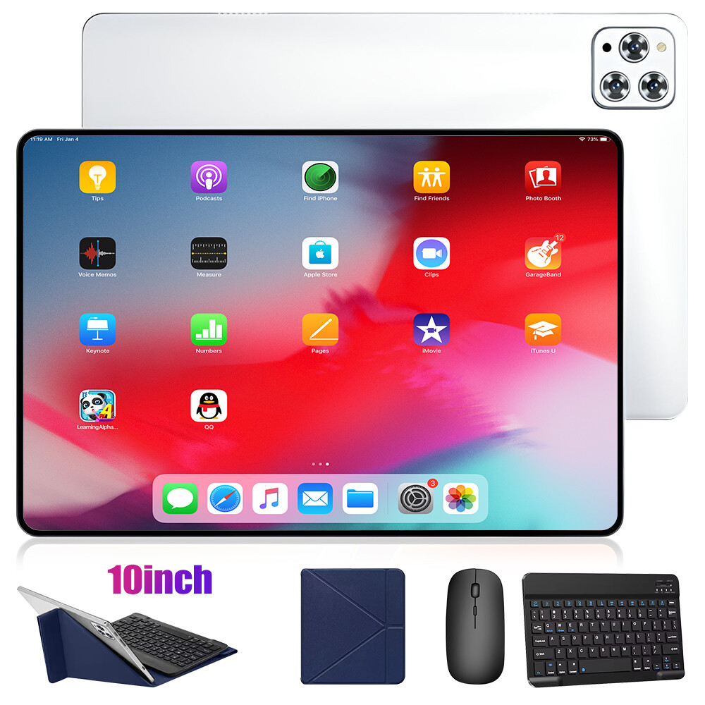 10'' Android 12 Tablet Octa-Core 4+32GB 5000mAh WiFi BT IPS Screen Dual Camera