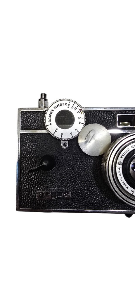 1957 ARGUS C3 RANGEFINDER CAMERA 3.5 W/LEATHER CASE UNTESTED