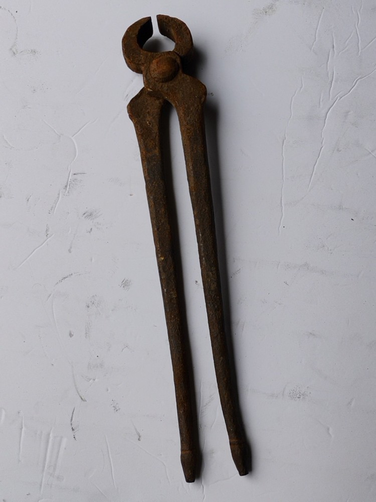 Antique 14" Blacksmith Farrier's Nippers Blacksmith Tools Clippers