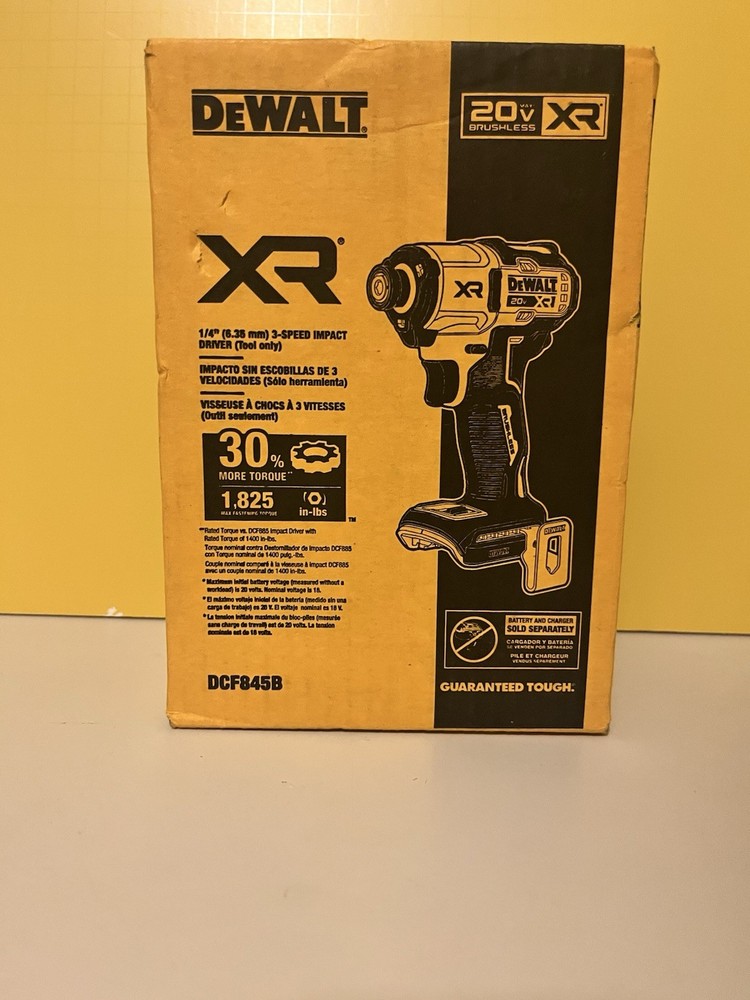 DEWALT ATOMIC 20V MAX 1/4 in Brushless 3-Speed Impact Driver DCF850B - Tool Only
