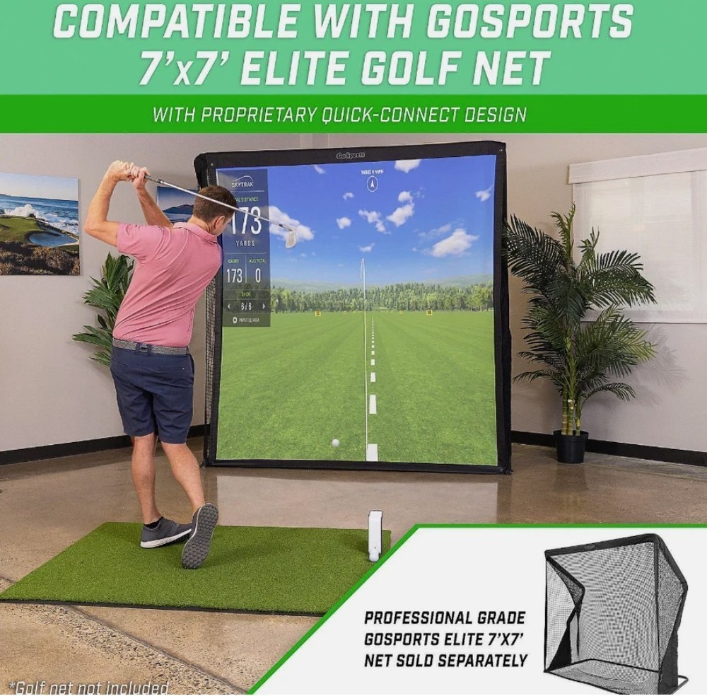 GoSports 7ft Golf Simulator Impact Screen