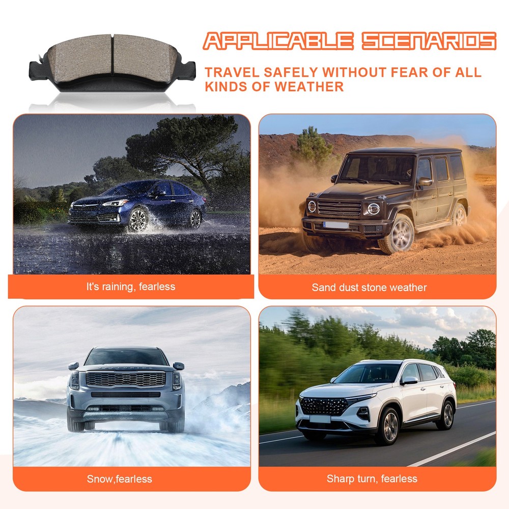 Spec Ceramic Front Brake Pads for Chevy Suburban 2015-2020