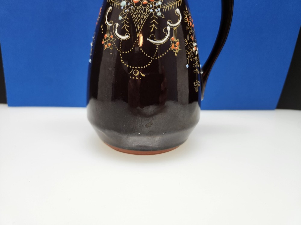 Vintage Stoneware Ceramic Pitcher Japan