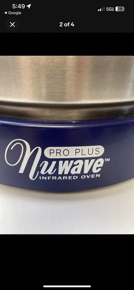 NUWAVE Blue Infrared Oven Pro Plus Model 20614 Kitchen Cooking System Extender