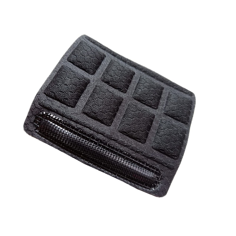 Universal Helmet Chin Pads Foam Sponge Straps Padding Replacement 4, Black