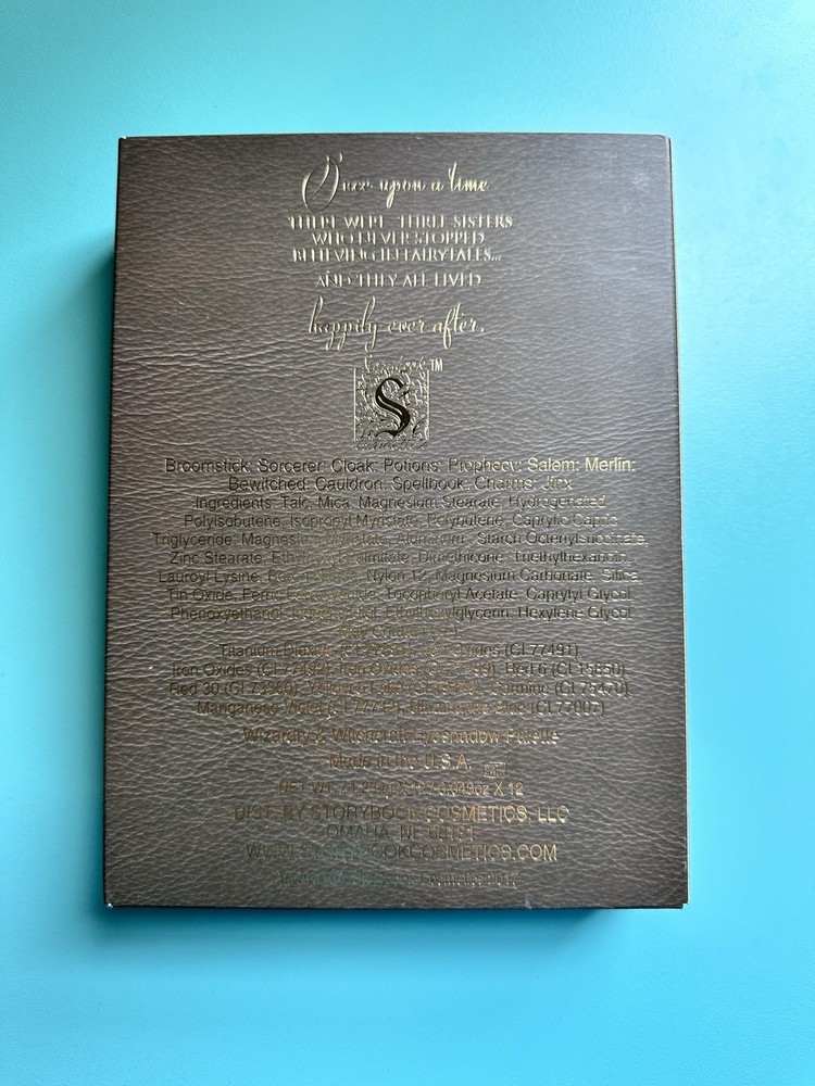 Storybook Cosmetics Wizardry And Witchcraft Eyeshadow Pallette