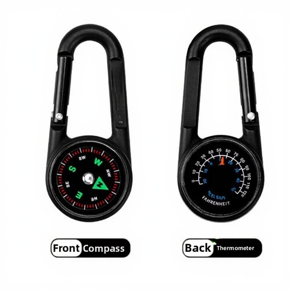 Outdoor Ready For Compass Thermometer with Clear Markings for Direction