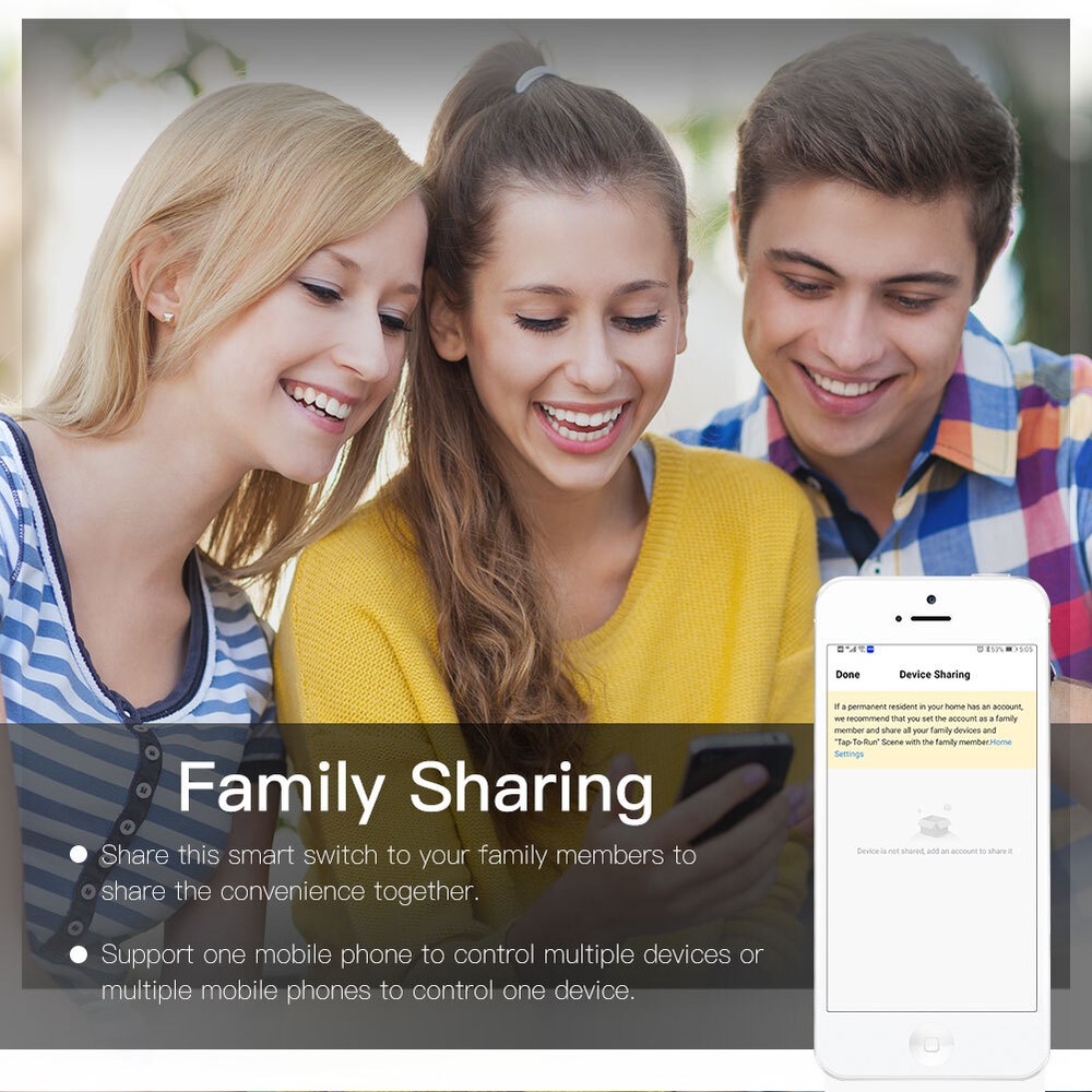 MOES 2Gang WiFi RF Smart Curtain Switch Roller Blinds Shutter Timer Alexa Google