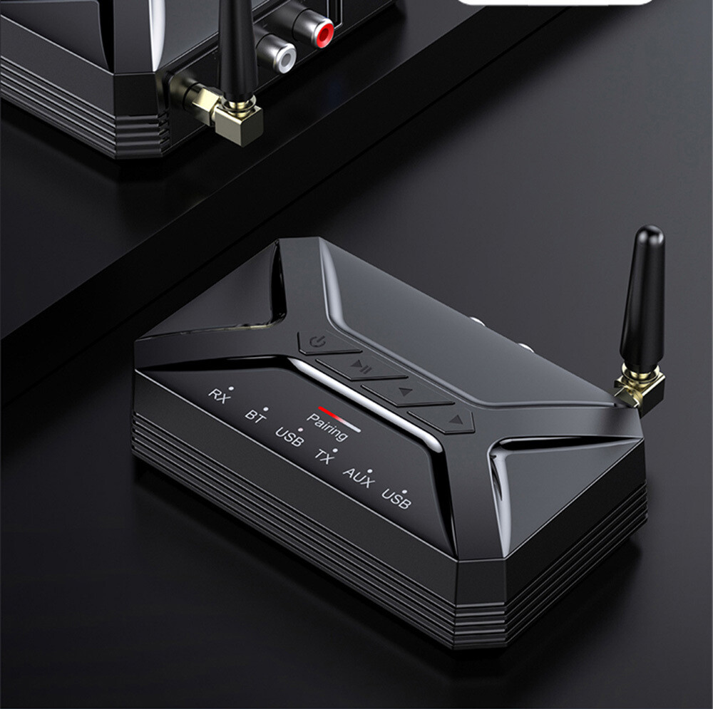 Long Range Bluetooth 5.0 Transmitter Receiver Audio Adapter for TV Home Stereos