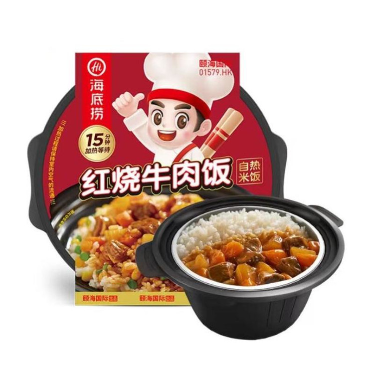fast hot pot food美国制造海底捞自煮米饭4盒